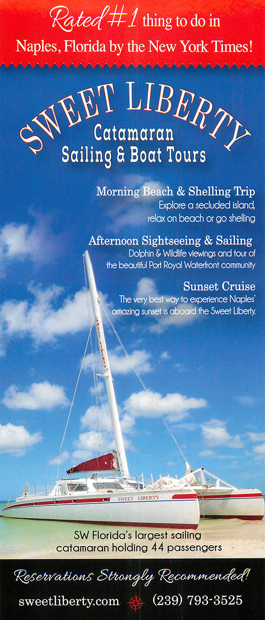 sweet liberty catamaran sailing & boat tours naples fl